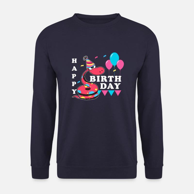 Birthday Snake - Unisex Sweatshirt - navy