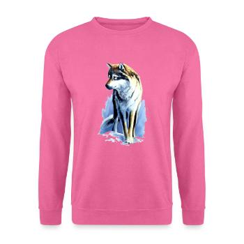 Leitwolf1 - Unisex Pullover - Pink - Vorne