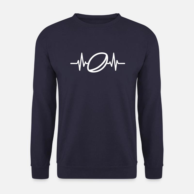 Rugby-Herzschlag - Unisex Pullover - Navy