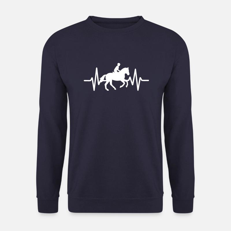 Herzschlag Reiten - Unisex Pullover - Navy