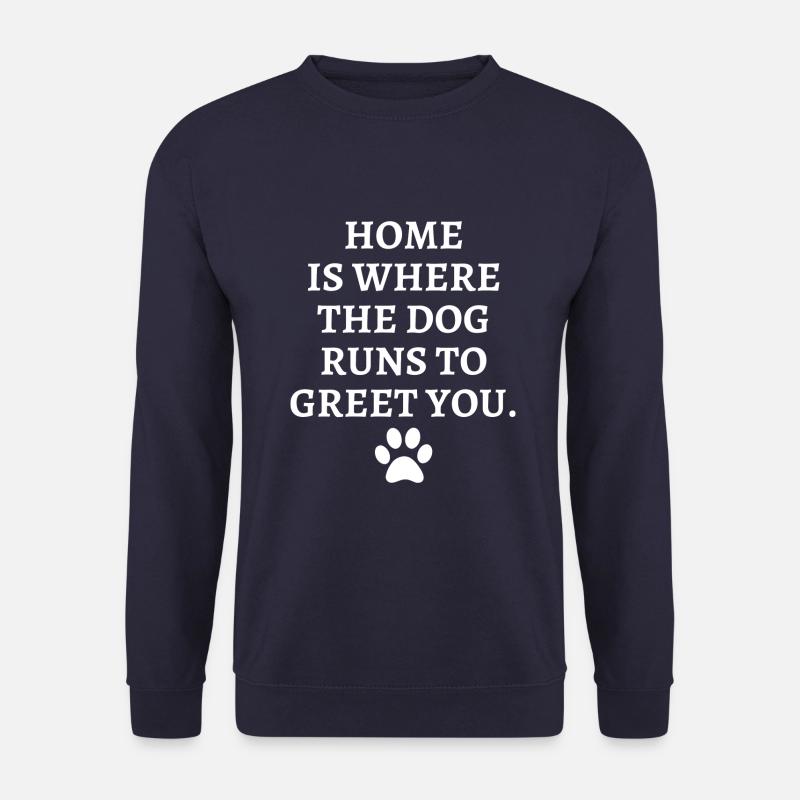 Cool dog saying - Unisex Sweatshirt - navy