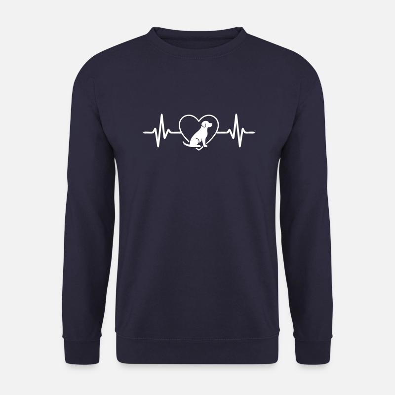 Chien mignon J'aime les chiens - Sweat-shirt Unisexe - marine