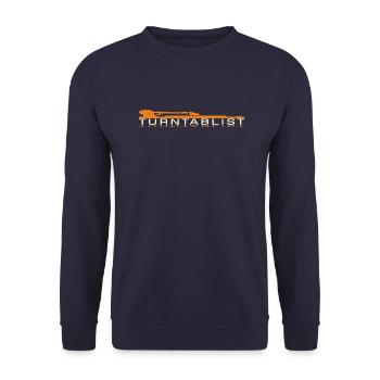 Turntablist - DJ Style - Unisex Sweatshirt - navy - Front - Alina (178cm) & Michal (187cm)