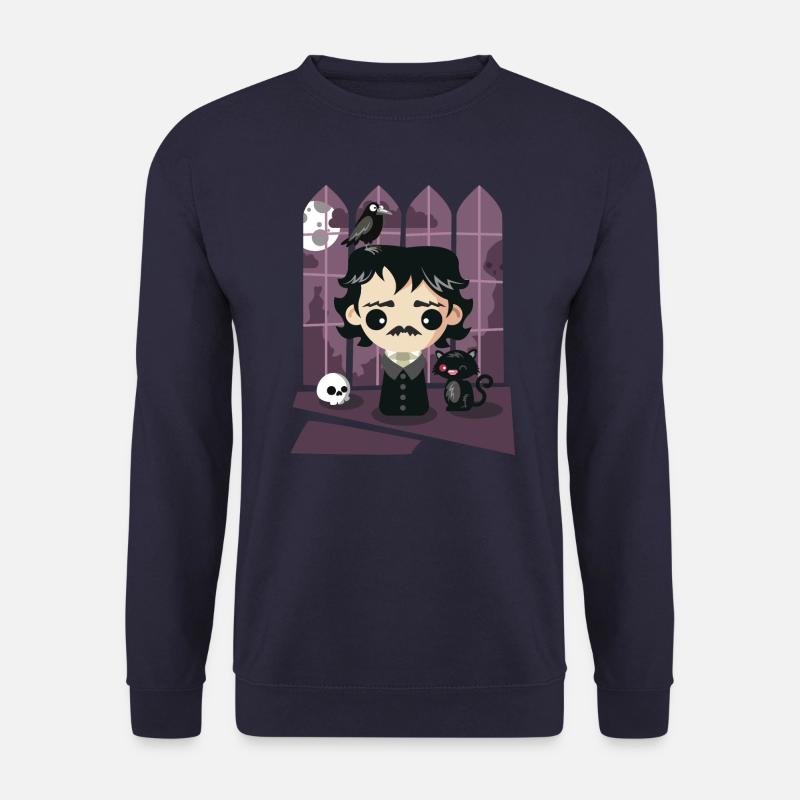 Ein damned Poe-t es Haus - Unisex Pullover - Navy