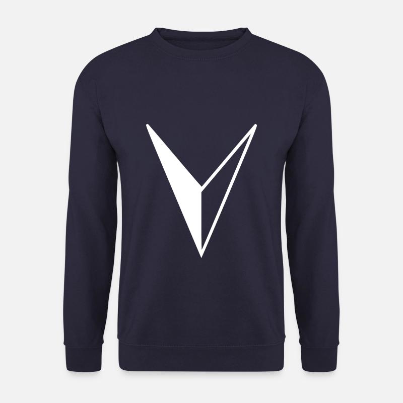 Compass South Arrow white - Unisex Sweatshirt - navy