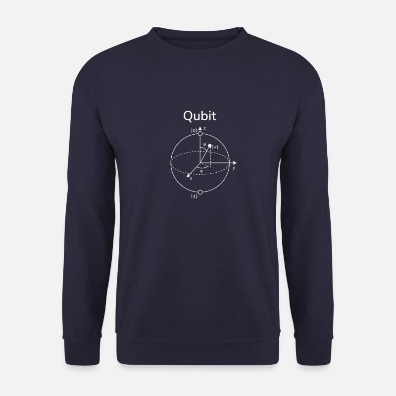 Qubit Quantum Bit - Unisex Sweatshirt - navy