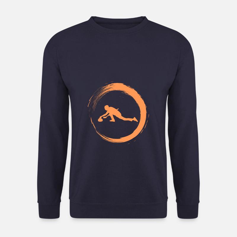 Curling - Unisex Pullover - Navy