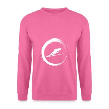 Skispringen - Unisex Pullover - Pink - Vorne