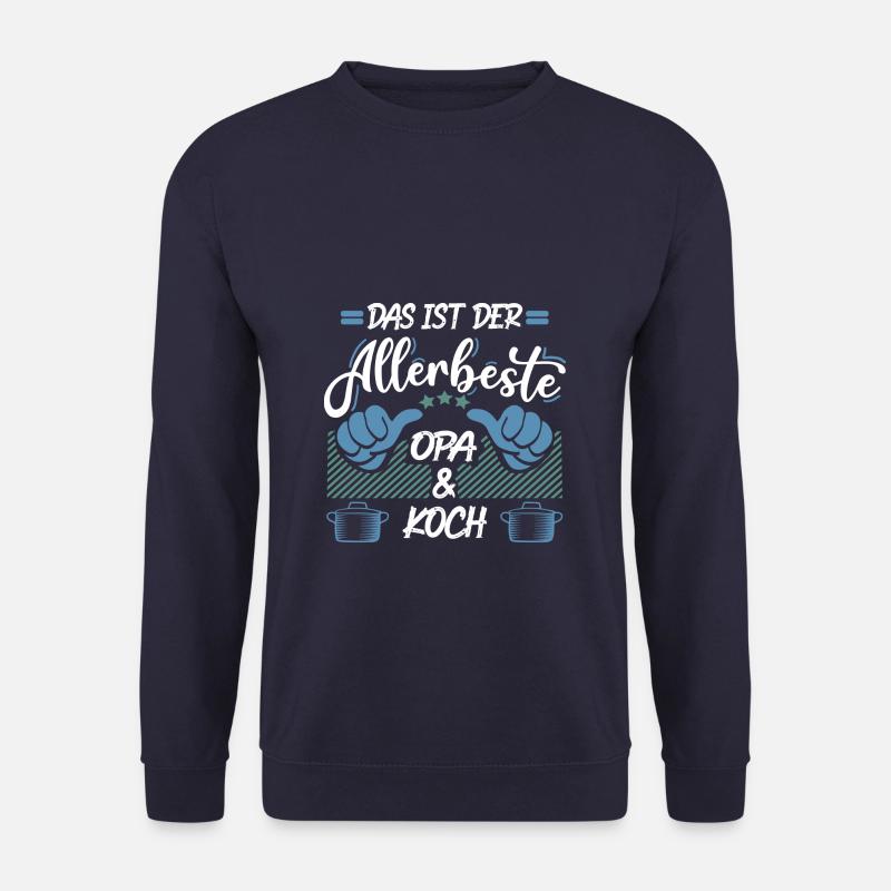 Bester Opa und Koch - Unisex Pullover - Navy