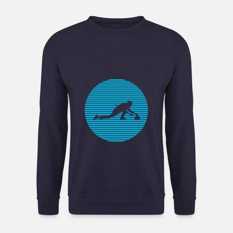 curling - Unisex Sweatshirt - navy