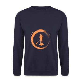 SUP - Unisex Sweatshirt - navy - Front - Alina (178cm) & Michal (187cm)