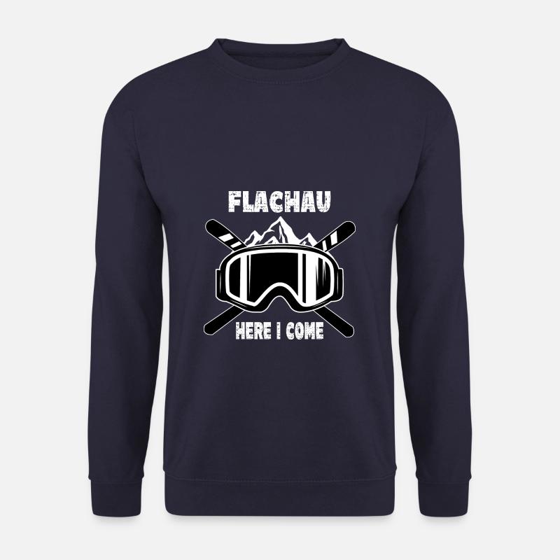 Flachau Skiurlaub Skipiste - Unisex Pullover - Navy