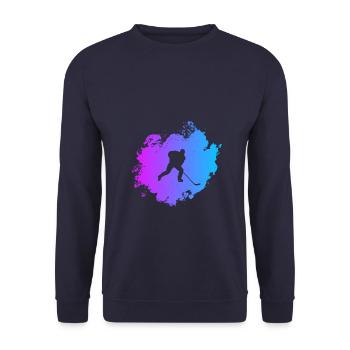 Eishockey - Unisex Pullover - Navy - Vorne - Alina (178cm) & Michal (187cm)