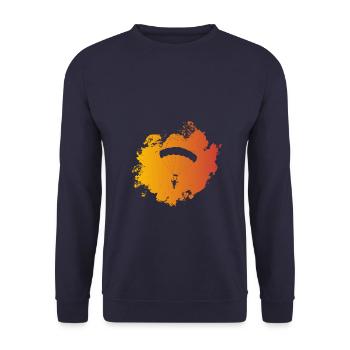 Paragliding - Unisex Pullover - Navy - Vorne - Alina (178cm) & Michal (187cm)