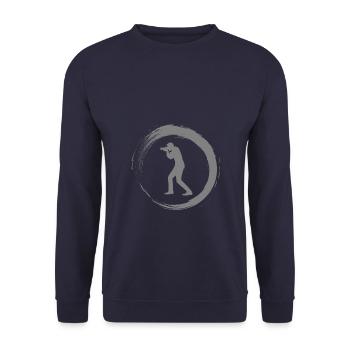 Fotograf - Unisex Pullover - Navy - Vorne - Alina (178cm) & Michal (187cm)