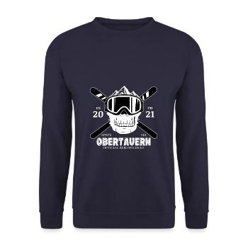 Obertauern Ski Sknowboard - Unisex Pullover - Navy - Vorne - Alina (178cm) & Michal (187cm)