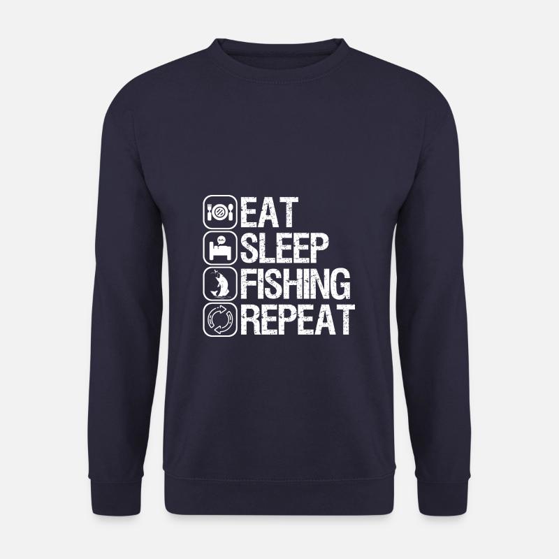 Angeln und ich - Unisex Pullover - Navy