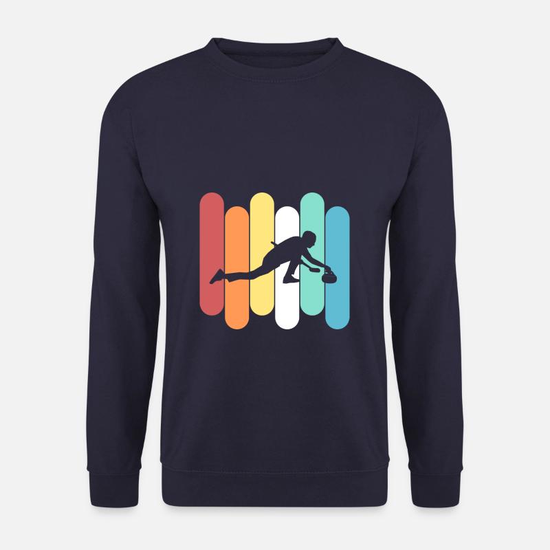 Curling - Unisex Pullover - Navy