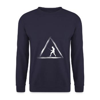 Fechten - Unisex Pullover - Navy - Vorne - Alina (178cm) & Michal (187cm)