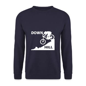 Downhill - Unisex Pullover - Navy - Vorne - Alina (178cm) & Michal (187cm)