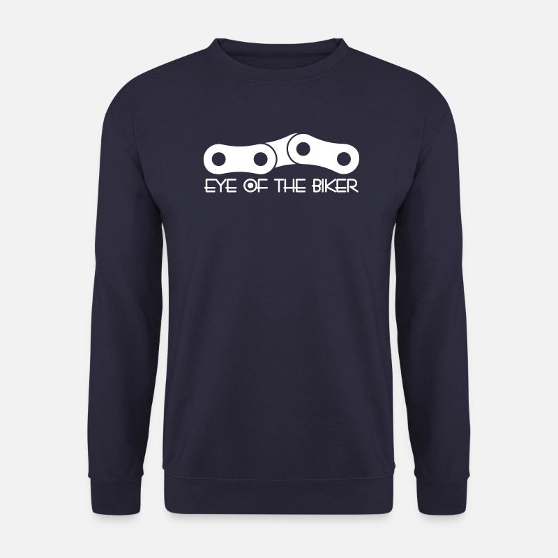 Eye Of The Biker - Chain - Unisex Pullover - Navy
