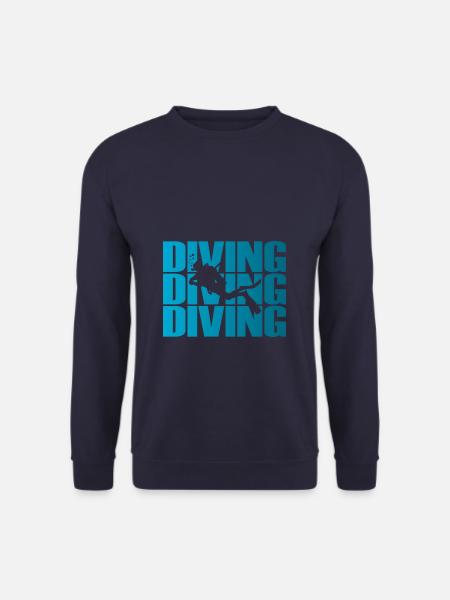 diving - Unisex Sweatshirt - navy