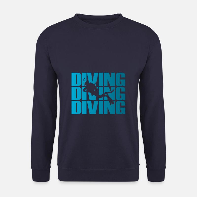 plongée - Sweat-shirt Unisexe - marine