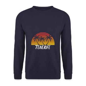 Tenerife - Sweat-shirt Unisexe - marine - Devant - Alina (178cm) & Michal (187cm)
