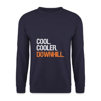 Downhill - Unisex Pullover - Navy - Vorne - Alina (178cm) & Michal (187cm)