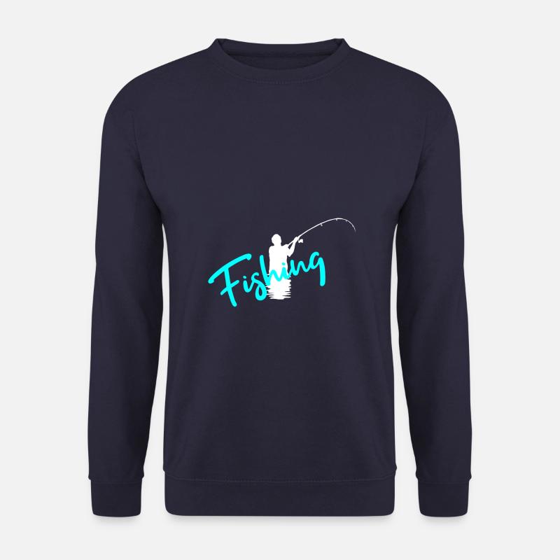 Fishing - Unisex Pullover - Navy
