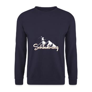 Schladming - Sweat-shirt Unisexe - marine - Devant - Alina (178cm) & Michal (187cm)