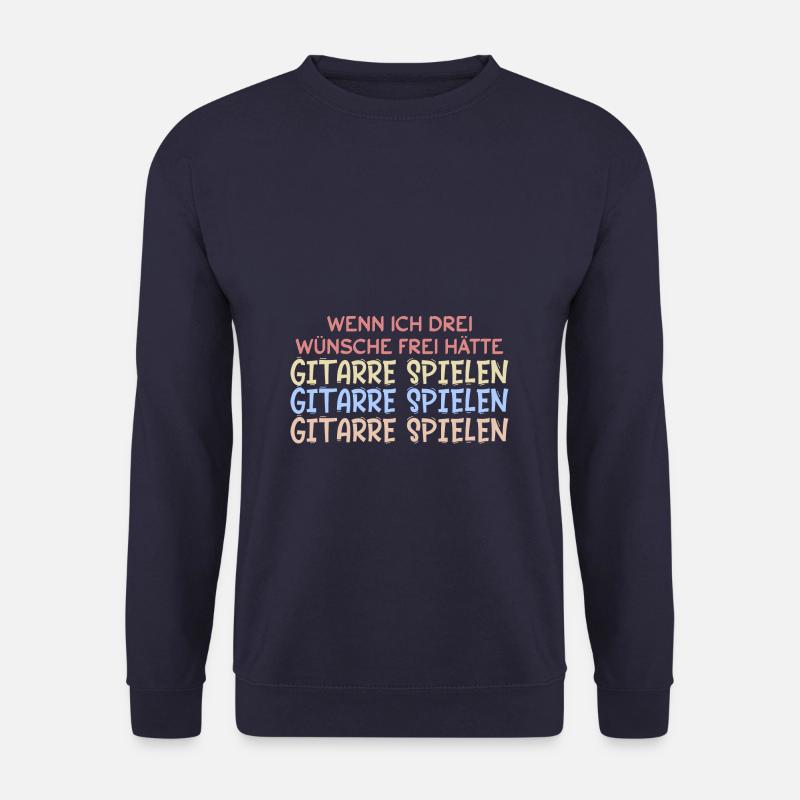 Gitarre - Unisex Pullover - Navy