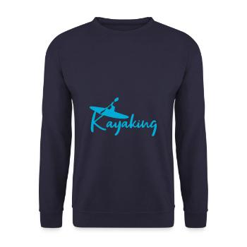Kayaking - Unisex Pullover - Navy - Vorne - Alina (178cm) & Michal (187cm)