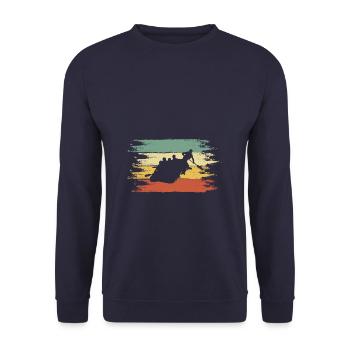 Rafting - Unisex Pullover - Navy - Vorne - Alina (178cm) & Michal (187cm)