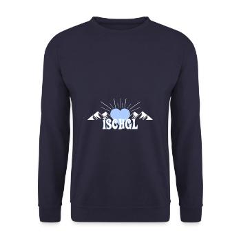 Ischgl - Unisex Pullover - Navy - Vorne - Alina (178cm) & Michal (187cm)