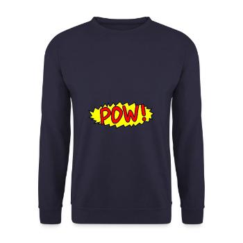 bang - Sweat-shirt Unisexe - marine - Devant - Alina (178cm) & Michal (187cm)
