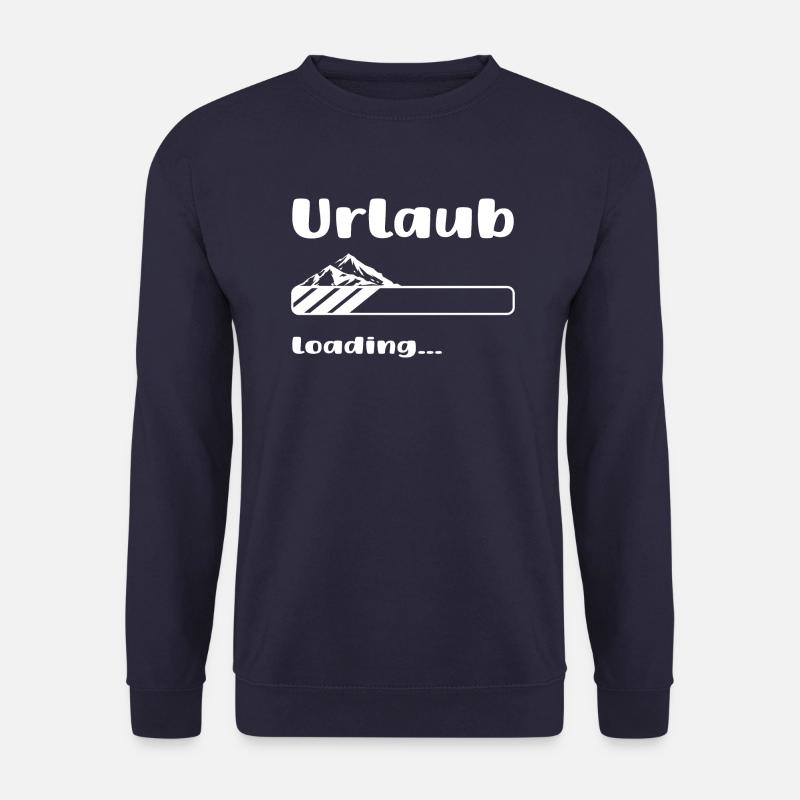 Urlaub loading Berge - Unisex Pullover - Navy
