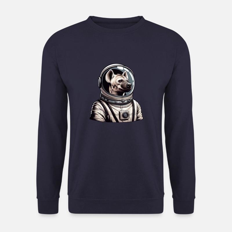 Hyena Astronaut Space Pride - Unisex Sweatshirt - navy