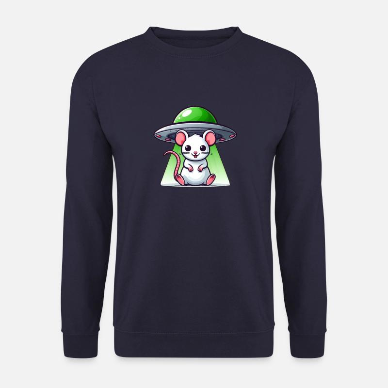 Rat & Mouse: UFO Abduction Adventure - Unisex Sweatshirt - navy