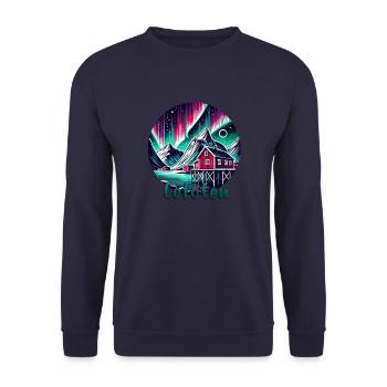 Lofoten Northern Lights Scandinavia Tour - Sweat-shirt Unisexe - marine - Devant - Alina (178cm) & Michal (187cm)