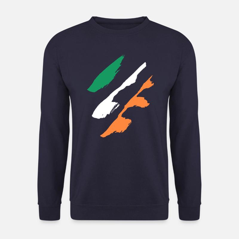 Drapeau de style irlandais - Sweat-shirt Unisexe - marine