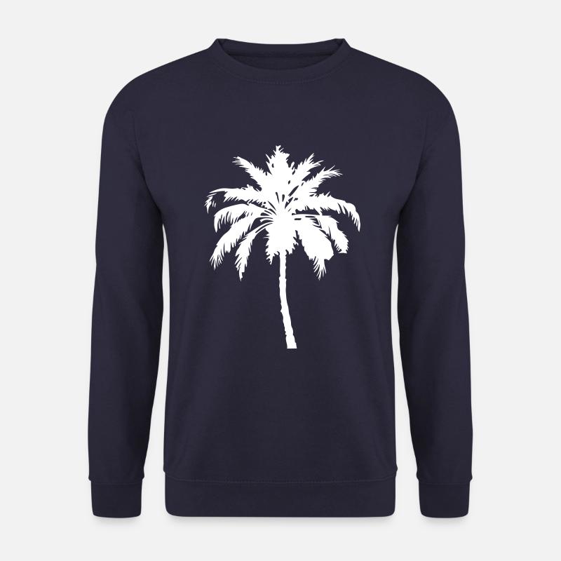Palme Silhouette Symbol - Unisex Pullover - Navy