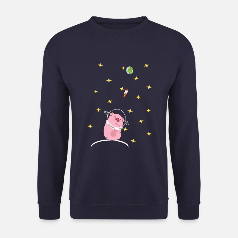 Pig in space - Unisex Sweatshirt - navy