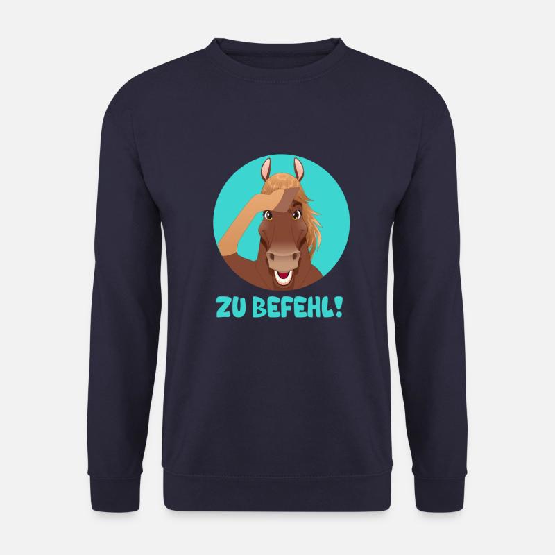 DAS SALUTIERENDE PFERD - Unisex Pullover - Navy