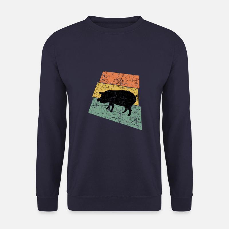 GLÜCKSSCHWEIN - Unisex Sweatshirt - navy