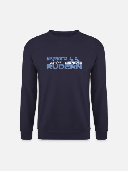 Rudern Ruderer Ruderboot Ruderverein Paddel Sport - Unisex Pullover - Navy