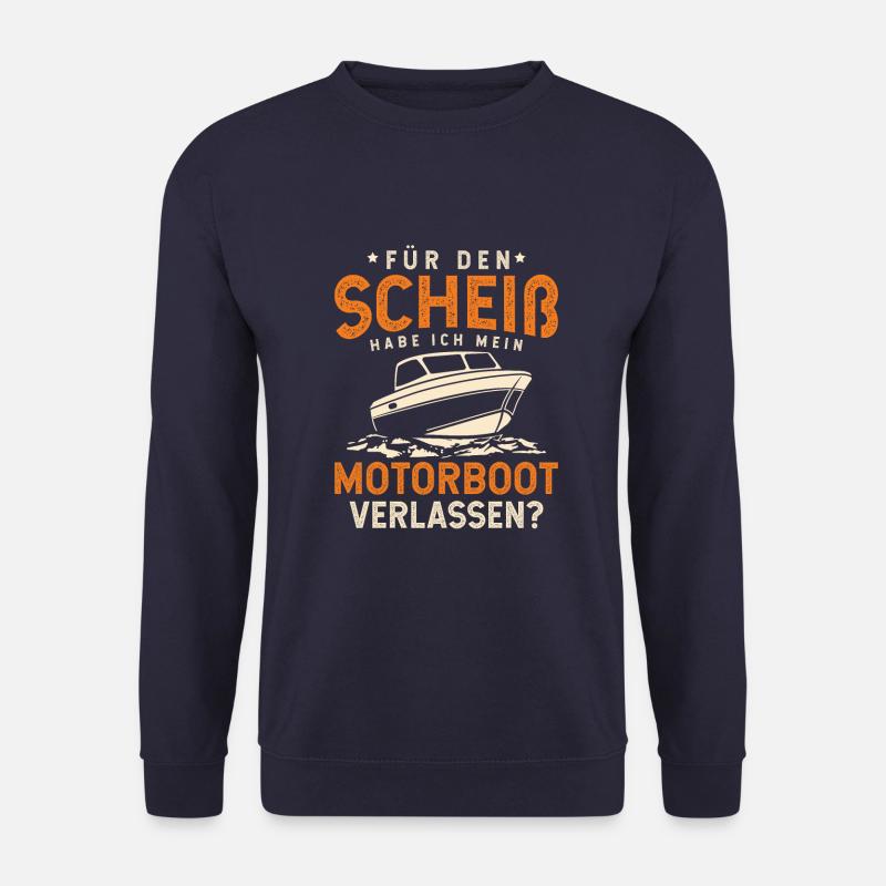 Sportboot Rennboot Bootsbesitzer Kapitän Motorboot - Unisex Pullover - Navy