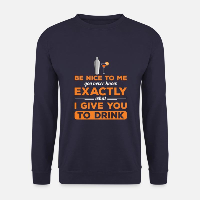 Barman Cocktail Bartender Barkeeper - Unisex Sweatshirt - navy