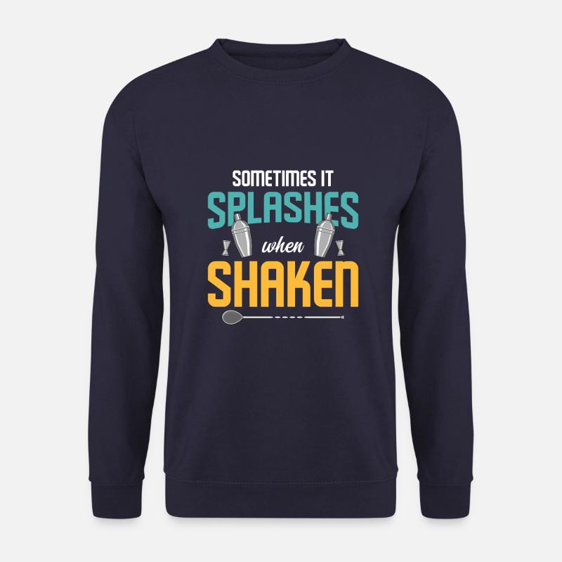 Barman Cocktail Bartender Barkeeper - Unisex Pullover - Navy