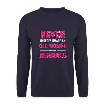 Gymnastique Gymnastique au sol Acrobatie Gymnastique Gymnastique - Sweat-shirt Unisexe - marine - Devant - Alina (178cm) & Michal (187cm)